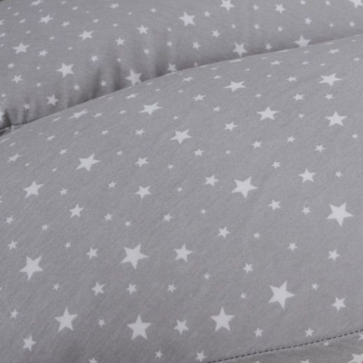 CebaBaby maitinimo pagalvė dżersej multi, žvaigždės pilka, W-741-000-739